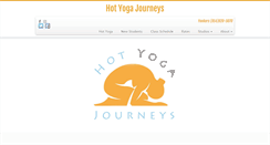Desktop Screenshot of hotyogajourneys.com